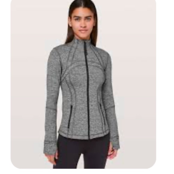 Lululemon define Heather gray full zip jacket size 8 - Picture 3 of 8